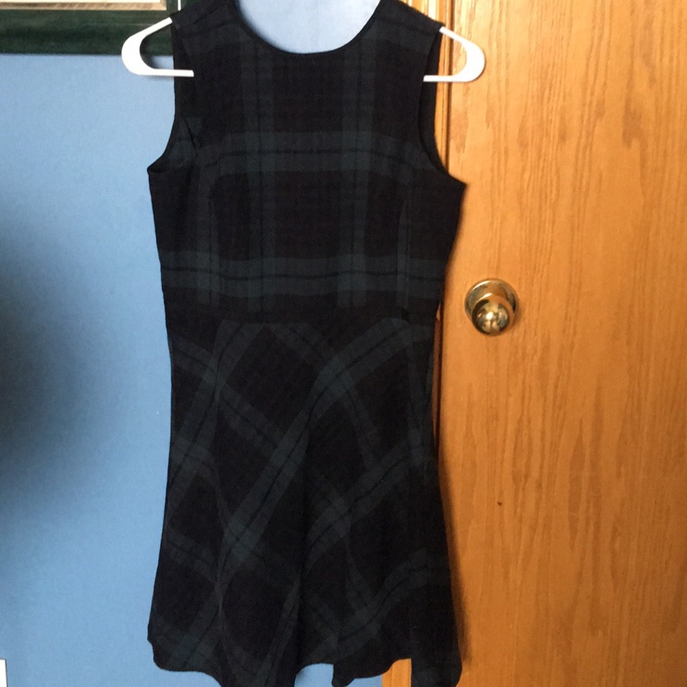 Cute Plaid Mid Length Dress